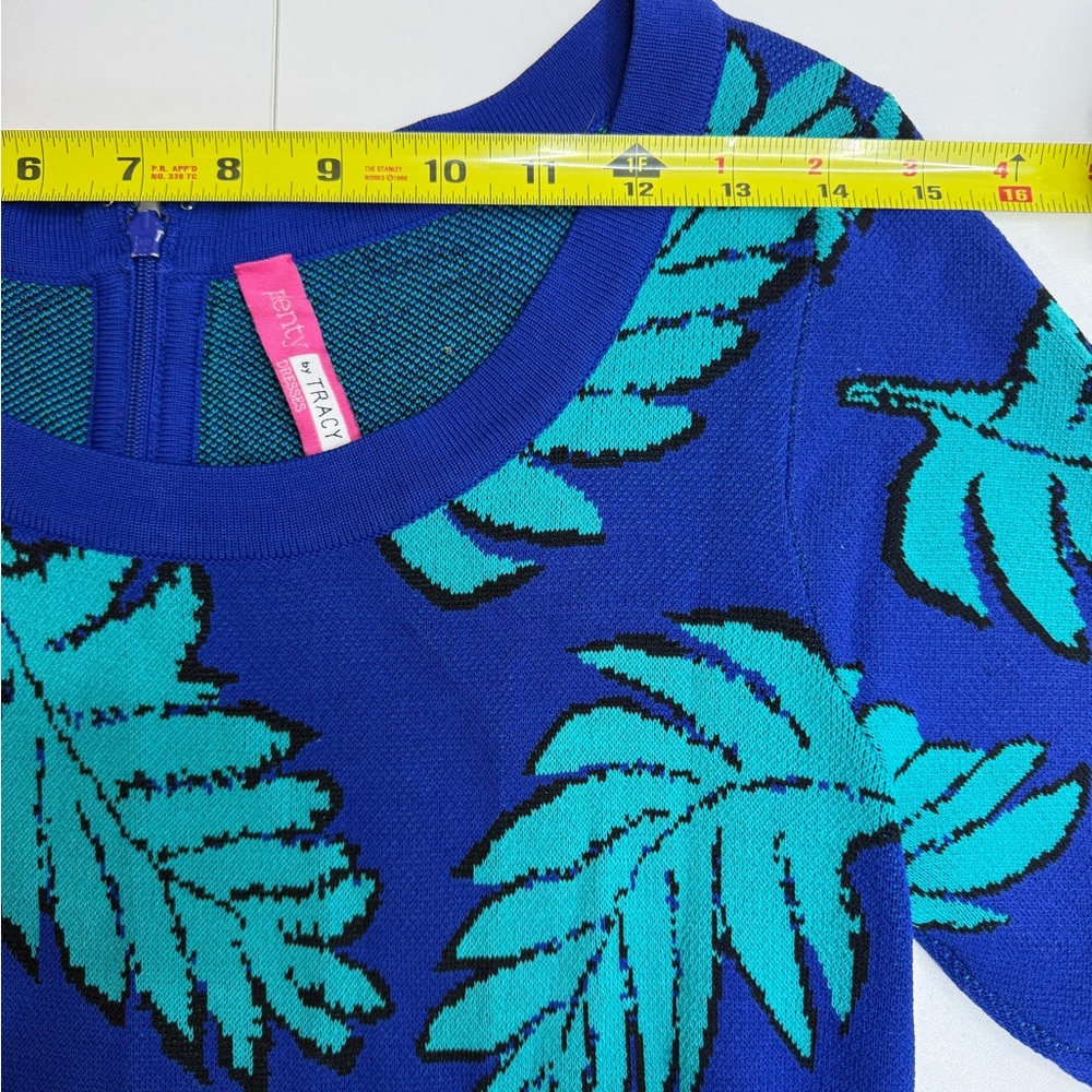 ( Anthropologie ) Plenty by Tracy Reese  Fit and Flare Strech Knit  Dress size M - Picture 4 of 9